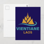 Vientiane Laos Southeast Asia ポストカード (正面/裏面)