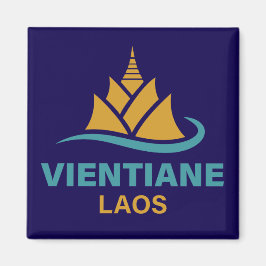 Vientiane Laos Southeast Asia マグネット