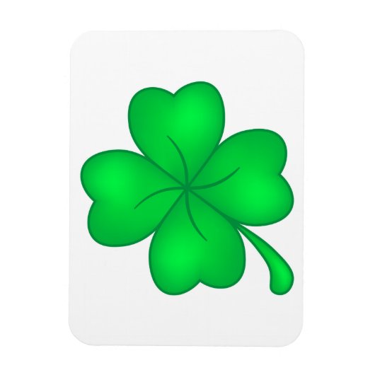 Vierblättriges Kleeblatt マグネット (縦)