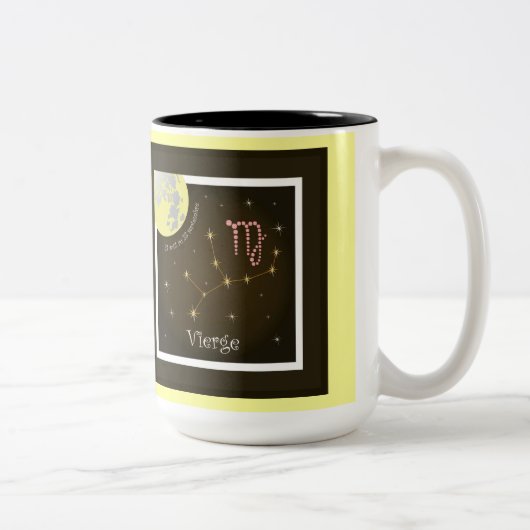 Vierge 23 août au 23 septembre Tasse ツートーンマグカップ (右)
