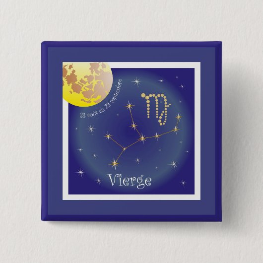 Vierge 23 aoyut au 23 9月ボタン 缶バッジ (正面)