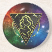 Vierge Zodiaque Cadeau Astrologie コースター (正面)