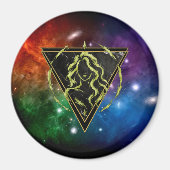 Vierge Zodiaque Cadeau Astrologie マグネット (正面)