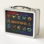 Vierge Zodiaque Cadeau Astrologie メタルランチボックス (裏面)