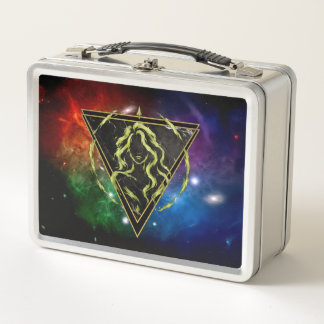 Vierge Zodiaque Cadeau Astrologie メタルランチボックス