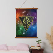 Vierge Zodiaque fond nébuleuse Cadeau Astrologie 吊り下げ型タペストリー (寝室)