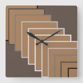 Vierkant スクエア壁時計 (正面)