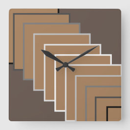 Vierkant スクエア壁時計