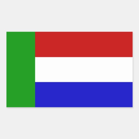 Vierkleur 長方形シール (正面)