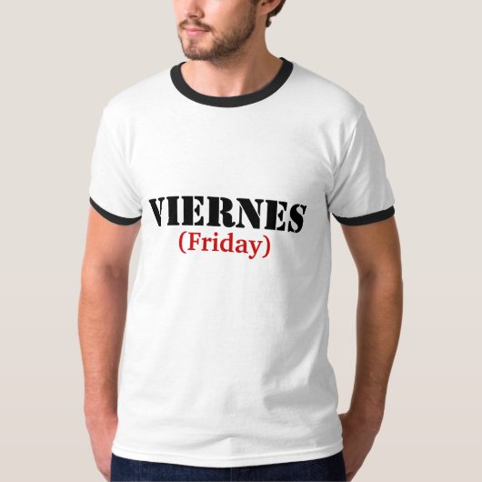 VIERNES (金曜日) Tシャツ (正面)