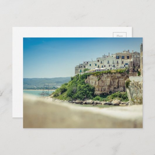 Viesteからの郵便はがき、Apulia、イタリア ポストカード (正面/裏面)