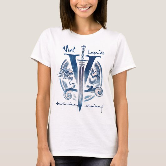 Viet LegendsホワイトアルトロゴTシャツ Tシャツ (正面)