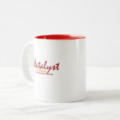 Viet*Mom! ベトナムの子供のお母さんを祝って下さい ツートーンマグカップ (正面左)