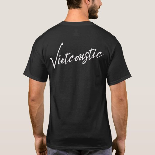 Vietcoustic T-shirt - LOGO Front and Back Tシャツ (裏面)