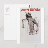 Vietmamプロパガンダポスター ポストカード (正面/裏面)