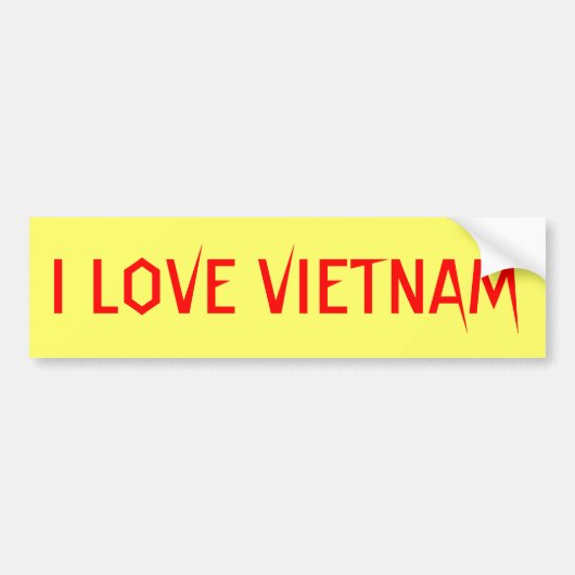 VIETNAM*のバンパーステッカー バンパーステッカー (正面)