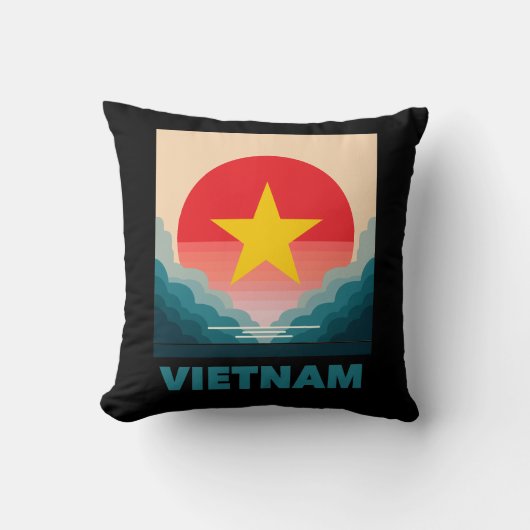 Vietnam Southeast Asia クッション (正面)