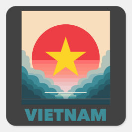 Vietnam Southeast Asia スクエアシール