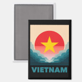 Vietnam Southeast Asia マグネット (正面/裏面)