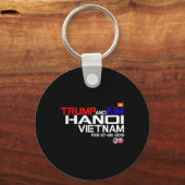 Vietnam Suummit Kim And Trump T Shirt  キーホルダー (正面)