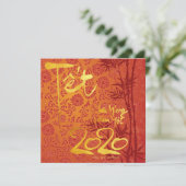 Vietnam Tetht 2020の金ゴールド飾パーティーSFC セーブザデート (スタンド正面)