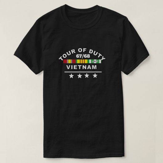 VIETNAM TOUR OF DUTY 67 Tシャツ (デザイン正面)