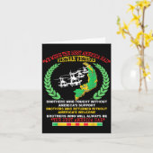 Vietnam Veteran We Were The America Had Map Helico カード (黄色い花)