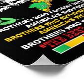 Vietnam Veteran We Were The America Had Map Helico ポスター (角)