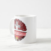 Vietnam Vietnamesisch Schweizer Schweiz Baum コーヒーマグカップ (正面左)