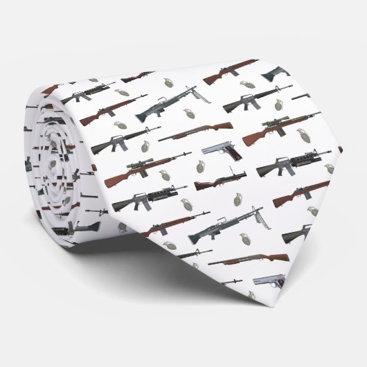 Vietnam War American Weapons ネクタイ (ロール)