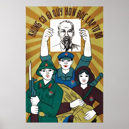 Vietnam War Poster Nothing is more precious than ポスター (正面)