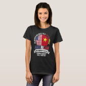 Vietnamese American We know Places where Vietnam F Tシャツ (正面フル)