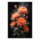 Vietnamese Chrysanthemum on the Moon フォトプリント (正面)