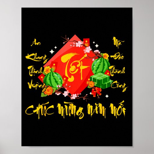 Vietnamese Lunar New Year 2026 Tet Viet Chuc Mung  ポスター (正面)