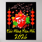 Vietnamese Lunar New Year 2026 Tet Viet Chuc Mung  ポスター (正面)