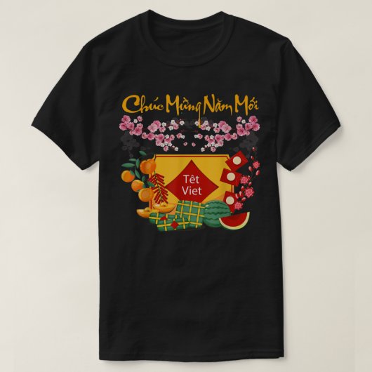 Vietnamese Lunar New Year - Tet 2023 Decoration Li Tシャツ (デザイン正面)