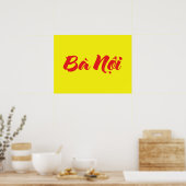 Vietnamese (Paternal) Grandmother - Bà Nội ポスター (キッチン)