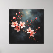 Vietnamese Peach Blossom Art キャンバスプリント (正面)
