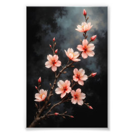 Vietnamese Peach Blossom Art フォトプリント
