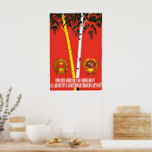 Vietnamese-Soviet Friendship Propaganda Poster ポスター (キッチン)