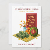 Vietnamese Tet Year of the Horse with Food シーズンカード (正面)