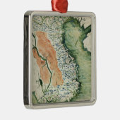 VietnamPanoramic MapVietnam メタルオーナメント (右)