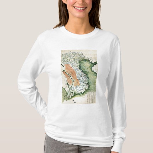 VietnamPanoramic MapVietnam Tシャツ (正面)