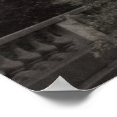 Vieux carrousel Sacré-Cœur de Montmartre Paris ポスター (角)