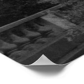 Vieux carrousel Sacré-Cœur de Montmartre Paris ポスター (角)