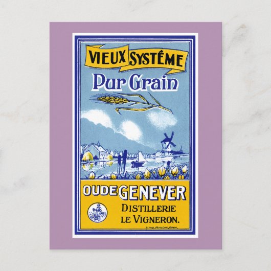 Vieux Systeme Purの穀物 ポストカード (正面)