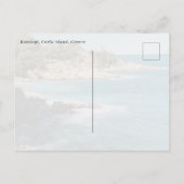 View at Kassiopi village coast, Corfu ポストカード (裏面)