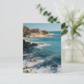 View at Kassiopi village coast, Corfu ポストカード (スタンド正面)