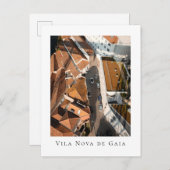View at Vila Nova de Gaia streets ポストカード (正面/裏面)