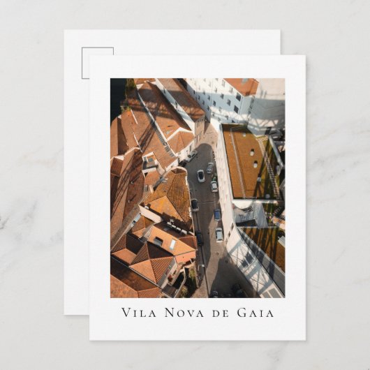 View at Vila Nova de Gaia streets ポストカード (正面/裏面)